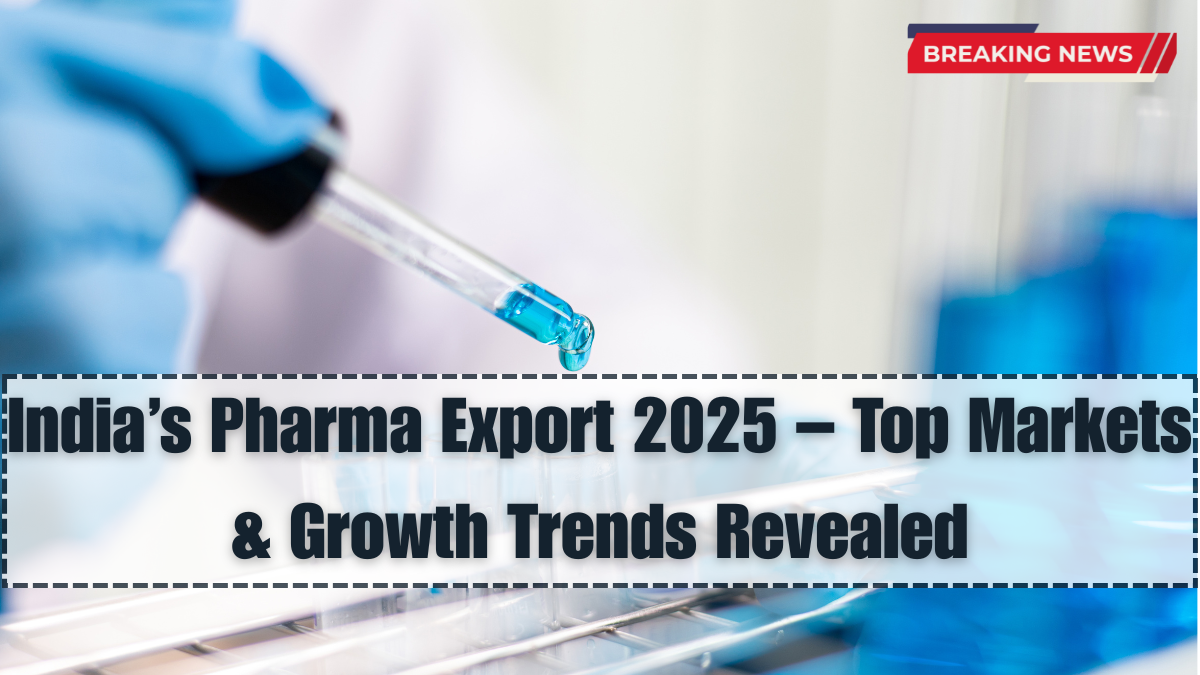 India’s Pharma Export 2025 – Top Markets & Growth Trends Revealed