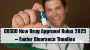 CDSCO New Drug Approval Rules 2025 – Faster Clearance Timeline