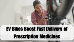 EV Bikes Boost Fast Delivery of Prescription Medicines
