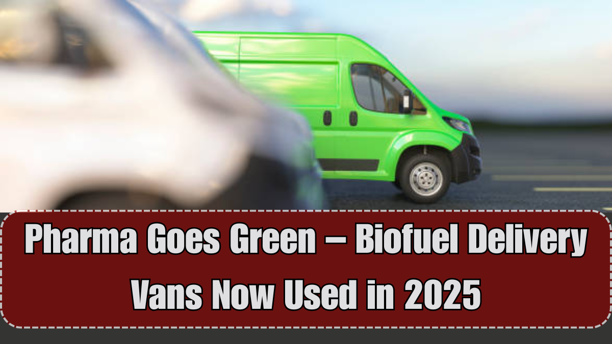 Pharma Goes Green – Biofuel Delivery Vans Now Used in 2025