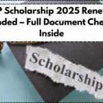 NSP Scholarship 2025 Renewal Extended – Full Document Checklist Inside