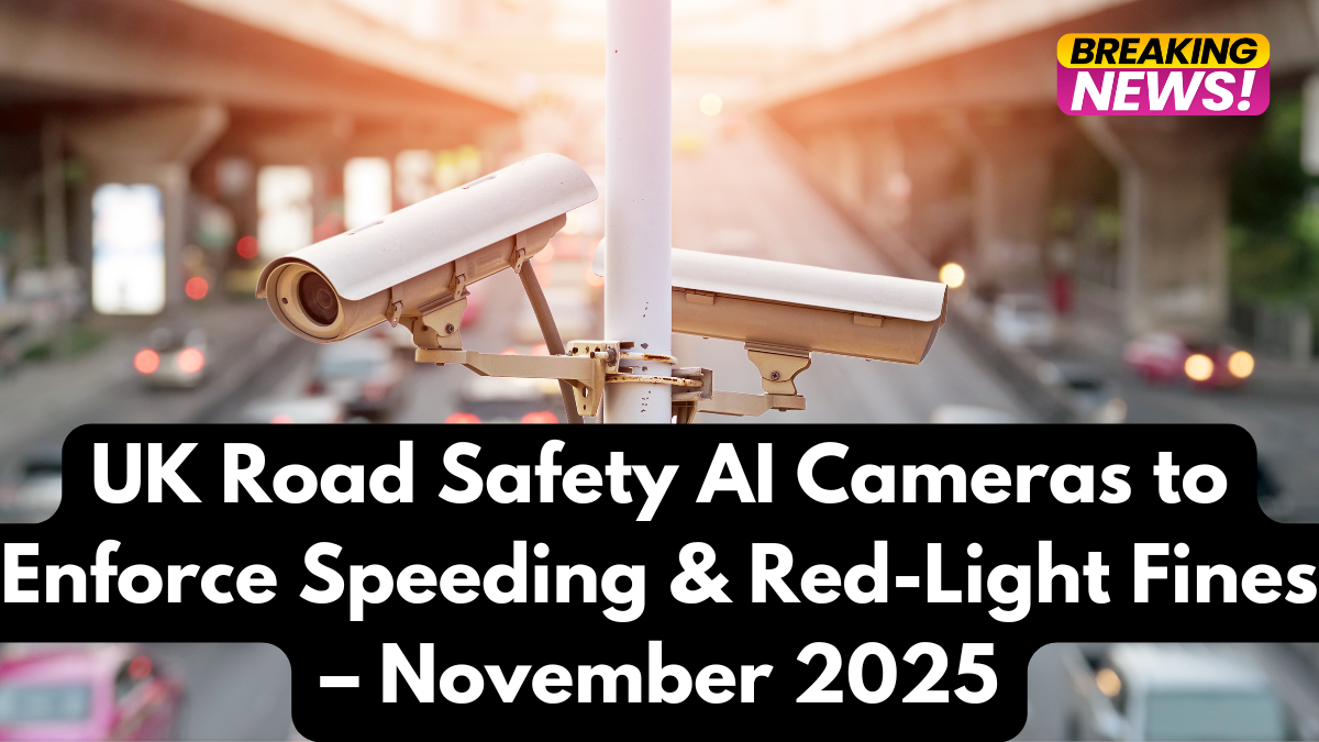UK Road Safety AI Cameras to Enforce Speeding & Red-Light Fines – November 2025