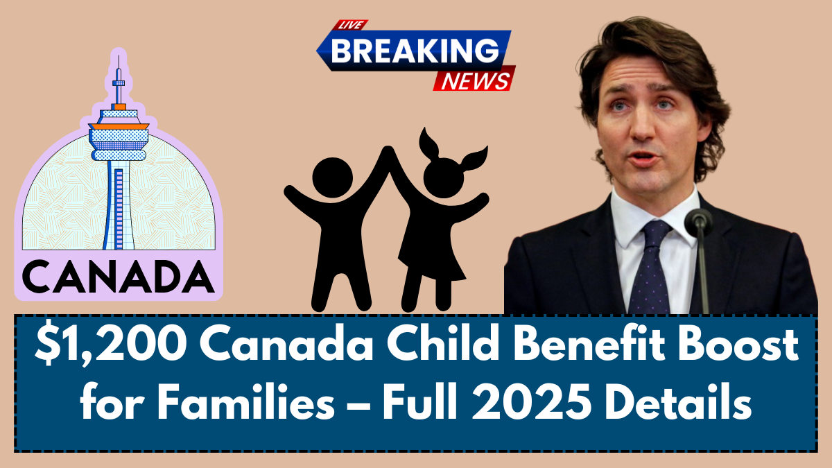 $1,200 Canada Child Benefit Boost for Families – Full 2025 Details